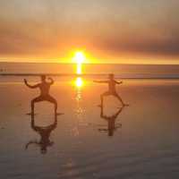 TaiJi at @ cable beach, Broome, WA