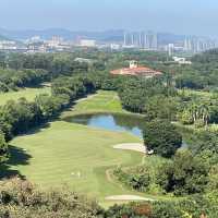 深圳虹橋公園 紅色廊橋