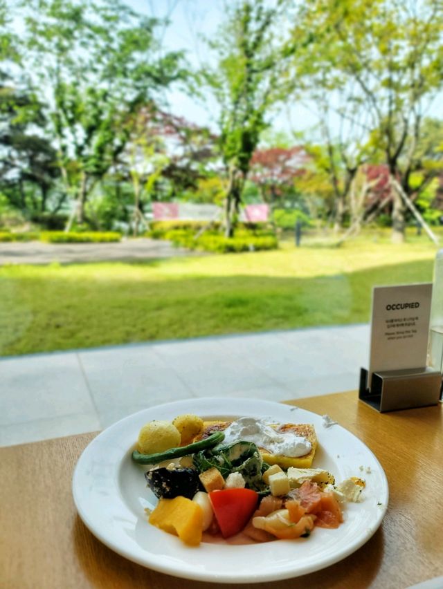 라한셀렉트경주 더플레이트 조식🍽 초록뷰 굿모닝🌳