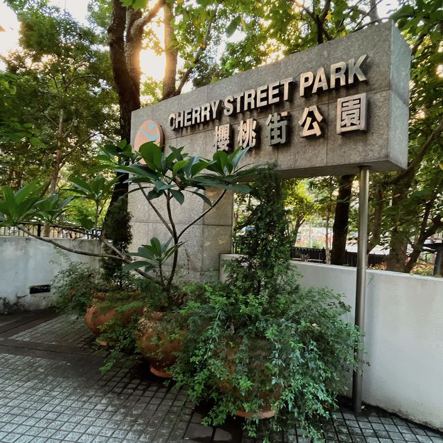 佔地廣闊嘅櫻桃街公園