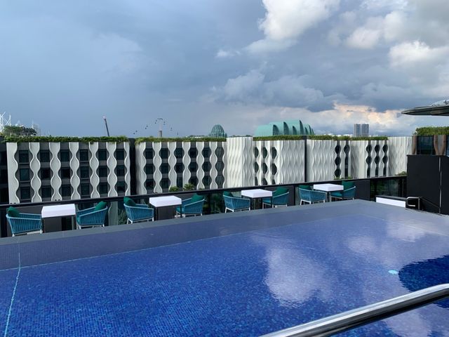 Rooftop pool at Outpost Hotel