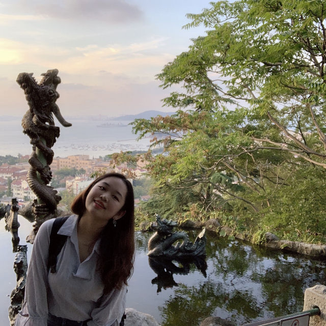청도(칭다오)에서 가장 예쁜 노을을 보고 싶다면 10대 관광 명소 중 하나인 신호산 공원