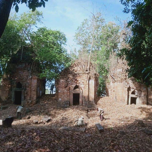 The South Buffalo Horn Temple of Cambodia