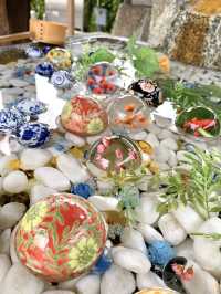 【京都観光】可愛いアヒルがお出迎え♡花玉手水に癒される寺院
