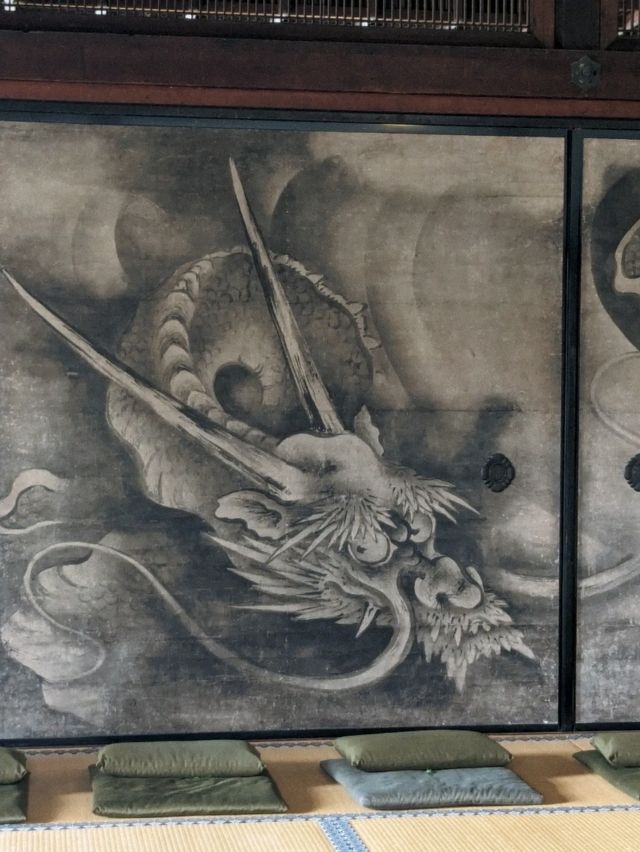 日本京都-栩栩如生的雙龍壁畫：建仁寺