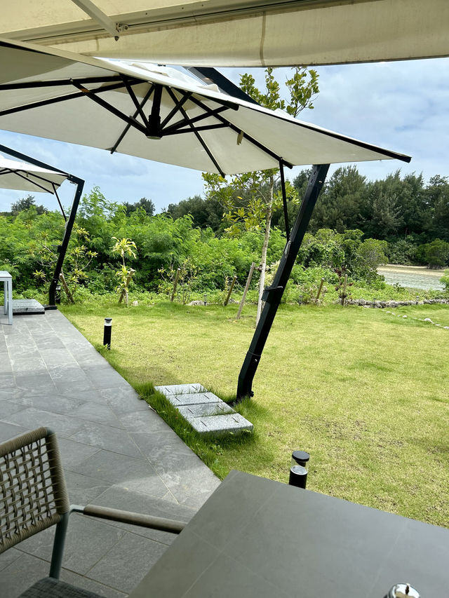 🇯🇵宮古島の景色最高なところでlunch