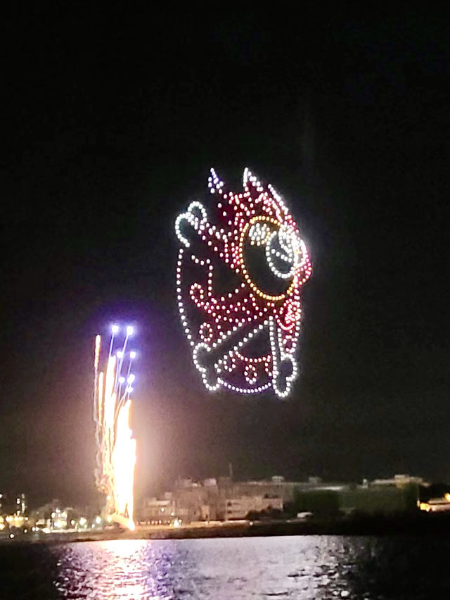 2024「澎湖花火節」超精彩航海王無人機煙火秀🎆