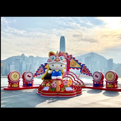 Hello Kitty 50周年花車巡遊主題裝置 Hello Kitty 50周年花車巡遊主題裝置