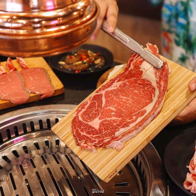 ร้านบุฟเฟ่ต์ปิ้งย่างเกาหลีสุดคุ้ม