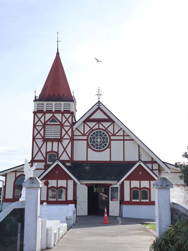 【New Zealand】ロトルアの美しい教会 St.Faiths anglican church