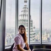 Be on top of KL at the top of Petronas Twin Towers
