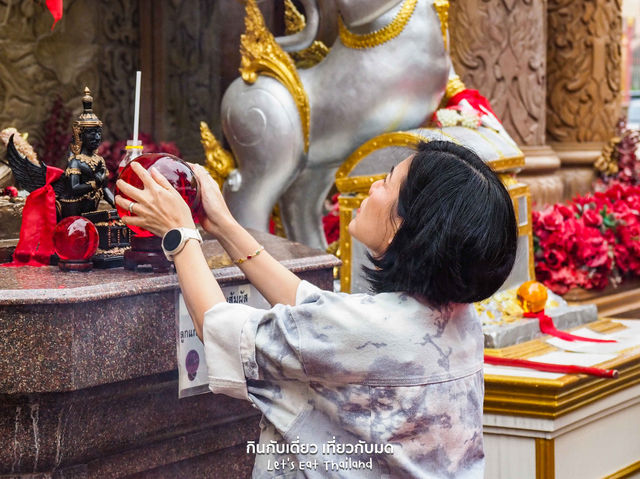 วัดมหาวนาราม อุบล ขอพรท้าวเวสสุวรรณ