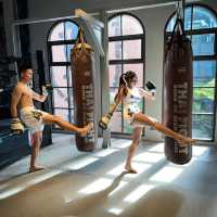คลาสเรียนมวยที่ Thai Fight Hotel
