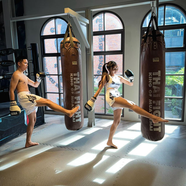 คลาสเรียนมวยที่ Thai Fight Hotel