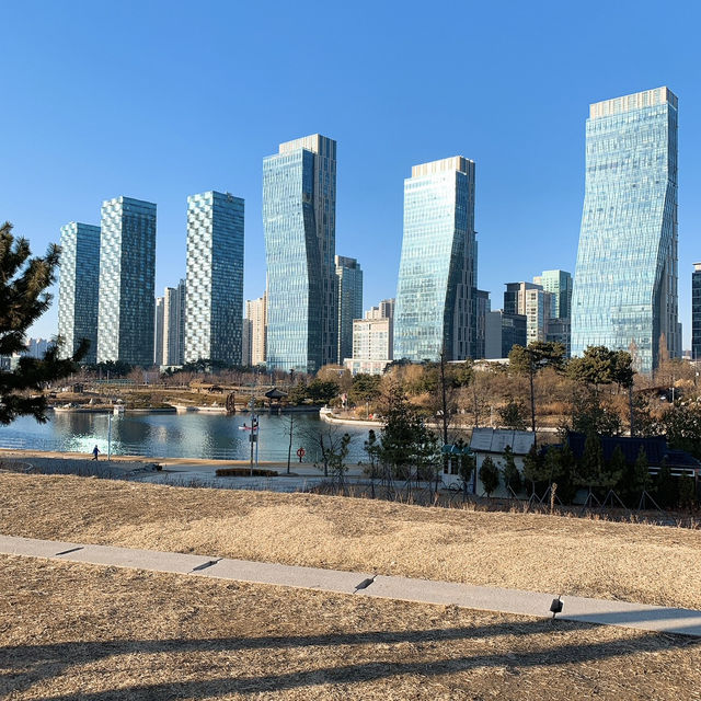 【韓国】空気が綺麗で穏やかなソンドのセントラルパーク⛵️