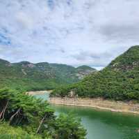 역대 최고의 흔들림, 제천 옥순봉 출렁다리