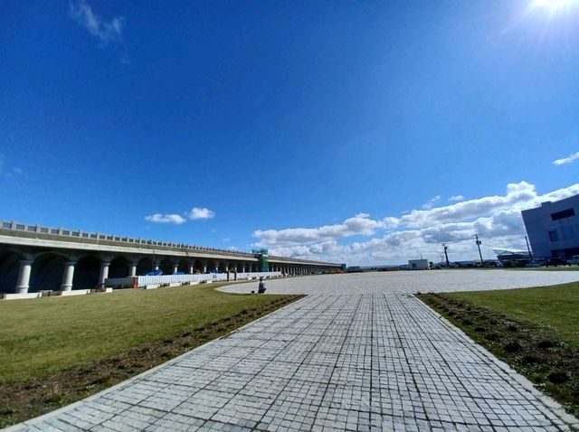 【北防波堤ドーム公園:北海道稚内市】気分転換にお散歩できる綺麗な広場✨