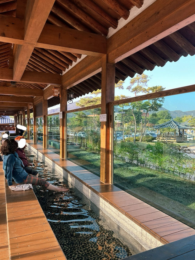 공주 뚜벅이 여행 필수코스 <한옥마을 족욕체험장>