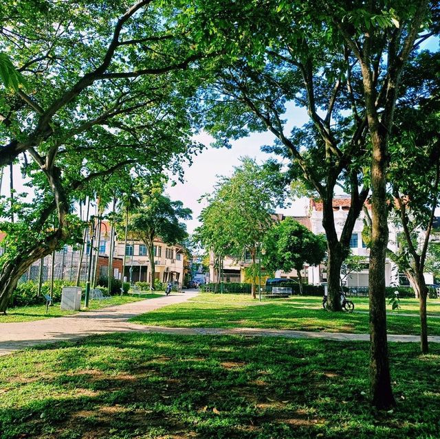 馬來西亞檳城喬治城著名城市綠洲公園景點:Armenian Park，適合休閒拍照📸打卡親子遊