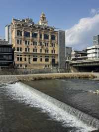 A perfect relaxing place, Kamo River in Kyoto