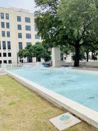 “Reflect at the John F. Kennedy Memorial in Dallas”