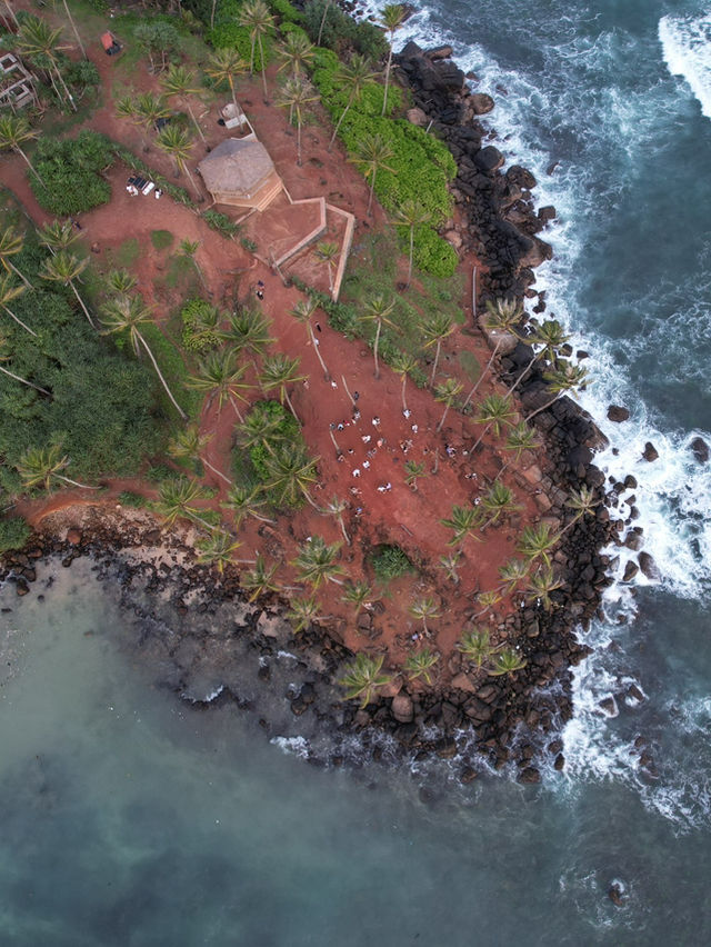 スリランカ🇱🇰息を呑む夕焼けcoconut tree hill