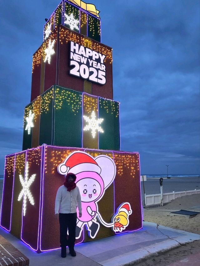 멋진 동해바다와 포토존이 있는 해수욕장