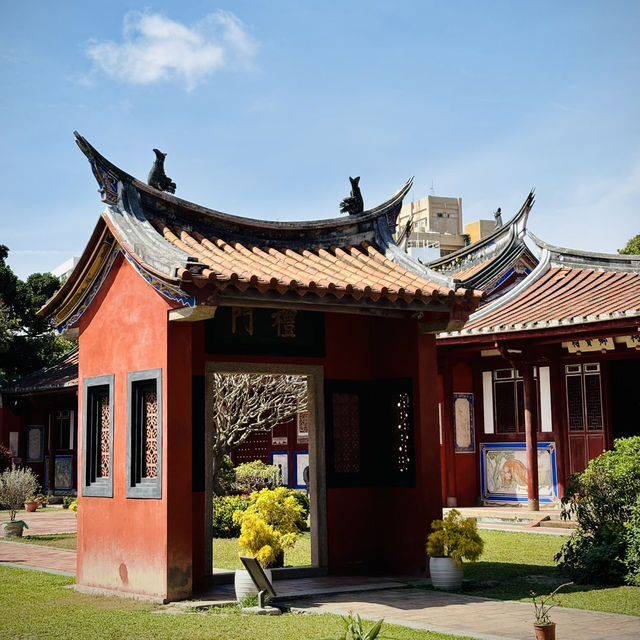 台南 孔廟🏛️古色古香的建築，感受歷史的氛圍！
