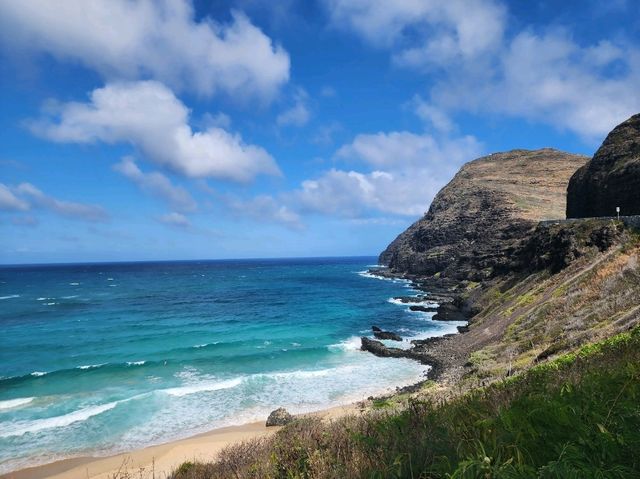 オアフ島南部の海岸道路をドライブで絶景を堪能する一日旅