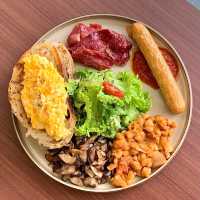 large menu with decent prices
