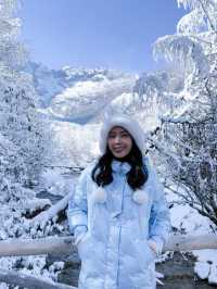 บรรกาศหิมะสุดสวย ที่สุดของวิวหลักล้านBipengguo 🇨🇳