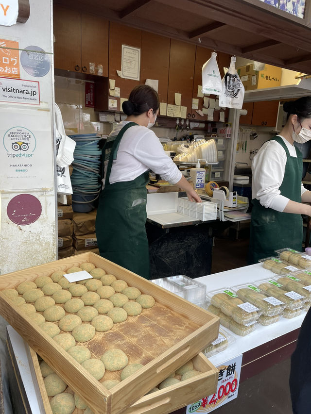 🇯🇵 Nakatanidou - Famous mochi shop in Nara ! 