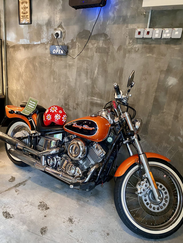 " Gear Up for Good Vibes at Helmet Café " 🏍️☕