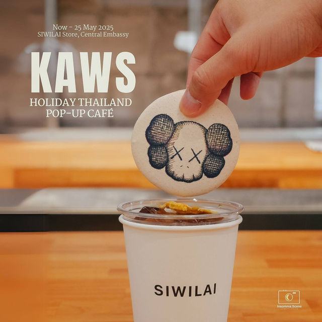 KAWS: HOLIDAY THAILAND POP-UP CAFE’ ☕️ 