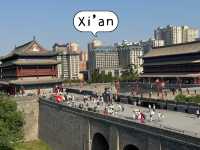 จุดชมวิวกำแพงเมืองซีอาน จีนดีออก🇨🇳