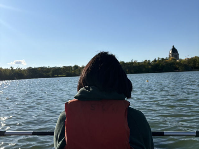 Yoga at Wascana Lake, Regina, Saskatchewan Canada