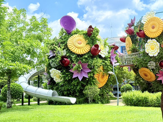 Bloom & Slide: A Whimsical Flower Playground at Grand World