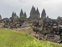 Twilight Tales at Prambanan: A Cloudy Evening Among Ancient Stones
