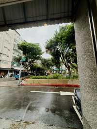 台北中山區 江寧公園與走馬啡咖啡店