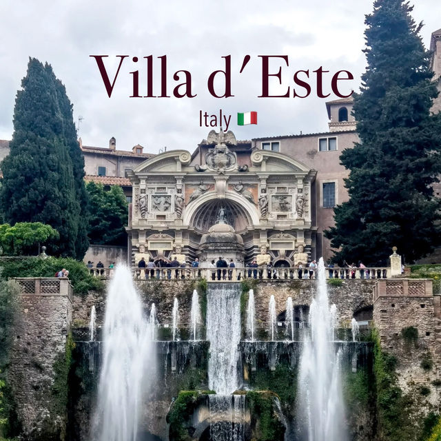 Escape Rome's Bustle: Tivoli and Villa d'Este – The Perfect Recharge! 🌳💦
