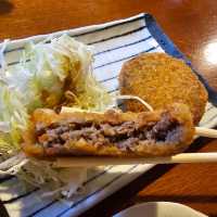 伊勢必吃老鋪！豚捨牛肉可樂餅與牛丼 🍛🥢