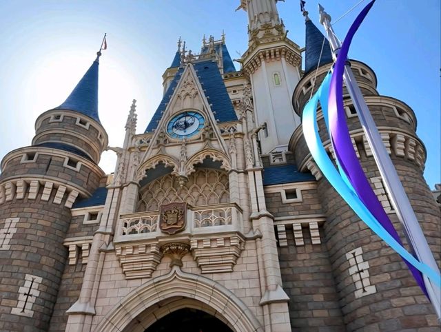 Dreams come true at Cinderella's castle in Tokyo Disneyland