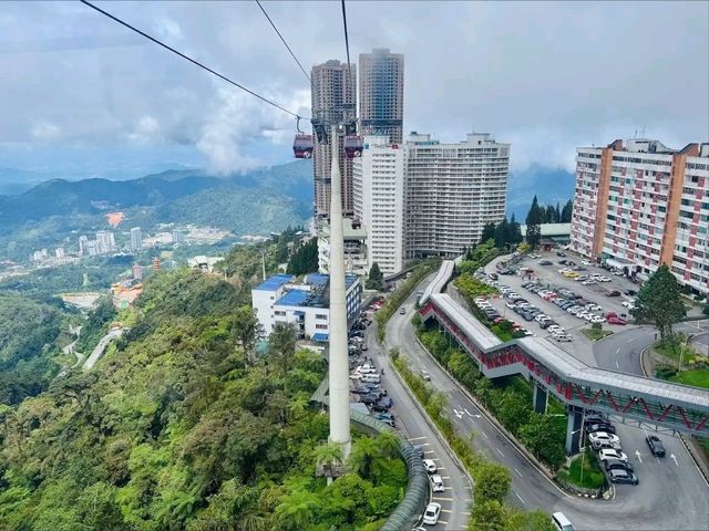 Scenic Cloud Views on the Awana SkyWay Cable Car