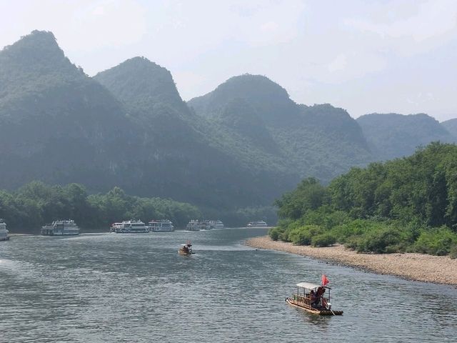 “The Floating Gallery: Li River’s Karst Dreamscape”