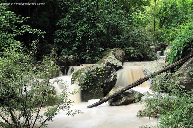 น้ำตกแม่วะ น้ำตกสวยใน อ.เถิน จ.ลำปาง