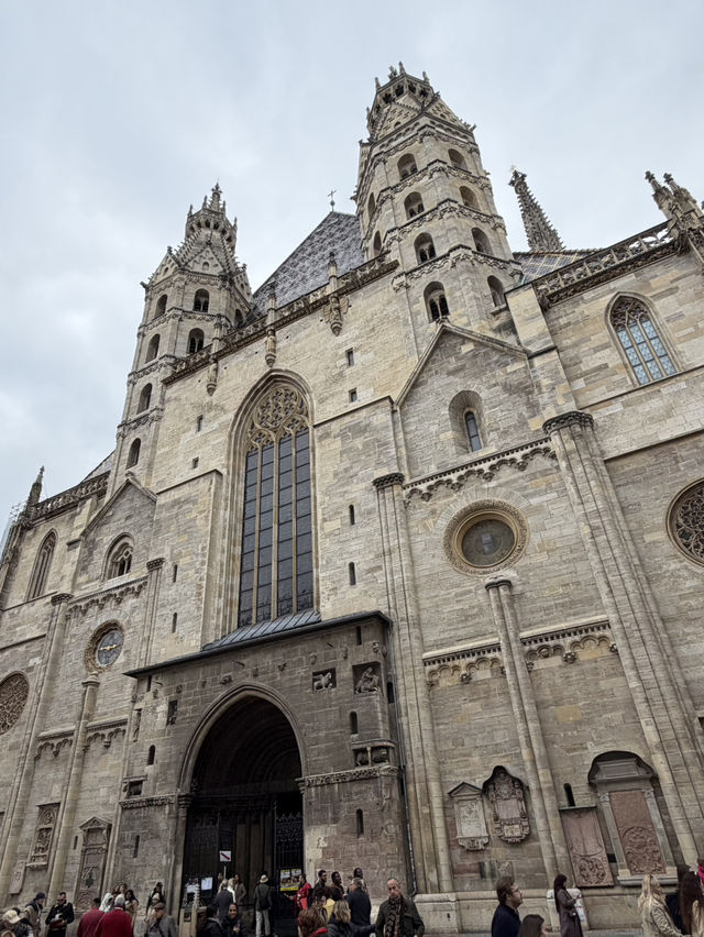 St. Stephen’s Cathedral: Vienna’s Gothic Gem Under Moody Skies 🌧️🏰