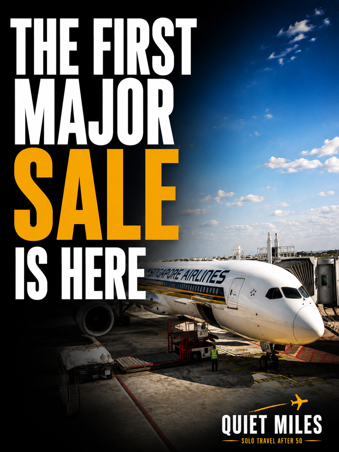 Singapore Airlines has launched one of its biggest global fare sales, with more than 63 destinations on offer for travel through 31 May 2027.

Some prices genuinely caught my attention:

· Penang from S$208
· Kuala Lumpur from S$218
· Ho Chi Minh City from S$258
· Phuket from S$268
· Bali from S$308

Business Class is also discounted on selected routes, making it worth checking before booking Economy.

My biggest takeaway isn’t just the fares.

This sale could be the opening act of the second half of the year’s travel booking season.

With Trip.com’s 8.8 Sale, NATAS, and other airline promotions likely arriving over the next few weeks, booking activity could accelerate. More people searching and booking doesn’t automatically mean lower fares—it can also push prices higher as cheaper inventory disappears.

If today’s fare fits your budget and your travel dates are already fixed, I’d seriously consider locking it in rather than waiting for the next promotion.

That’s the kind of airfare intelligence Quiet Miles is built to track.

#worthitornot #singaporetrip #singapore #singaporeairlines #penangtrip #kualalumpurtrip #hochiminhtrip #phukettrip #balitrip #hanoitrip #siemreaptrip #bangkoktrip #traveldeals #quietmiles #cheapflightdeals 
