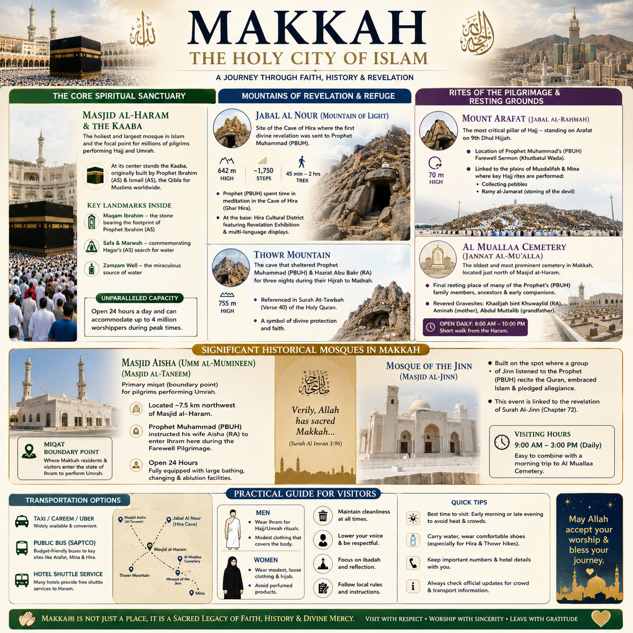 Ultimate Spiritual Landmarks Guide: Makkah Is Next-Level! 🕋✨