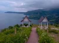 📍 Tugu Toga Aritonang: Scenic Viewpoint Overlooking Lake Toba 🇮🇩