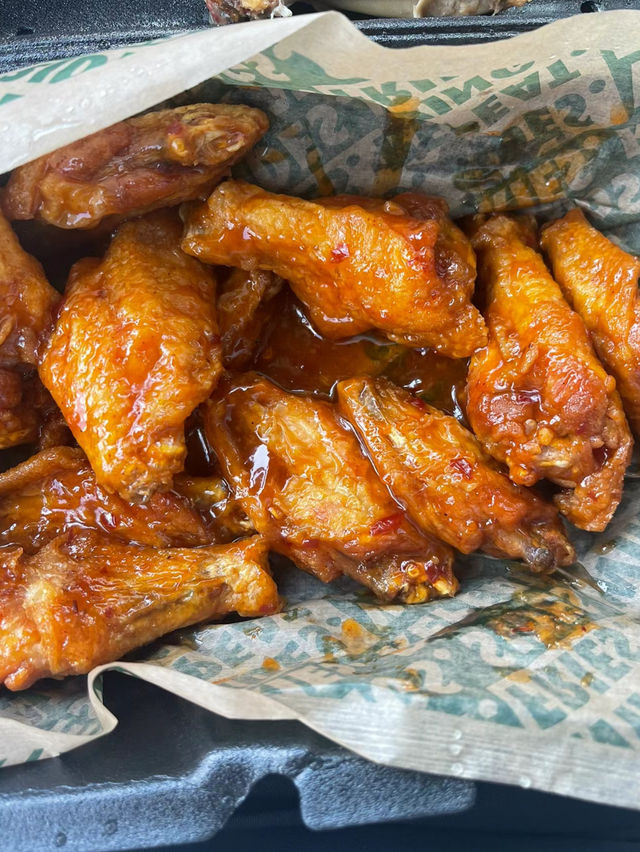 🇺🇸 美西日記04飆股雞翅天花板「Wing Stop 」